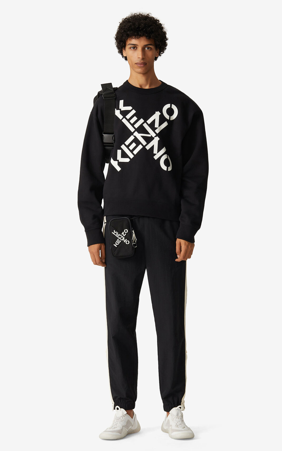 Sweat Kenzo Homme Sport Big X Noir VOKLZ-8160